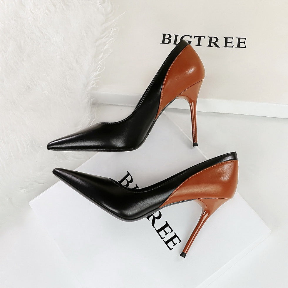 Classic Women's Retro High Heels for Party or Banquet
