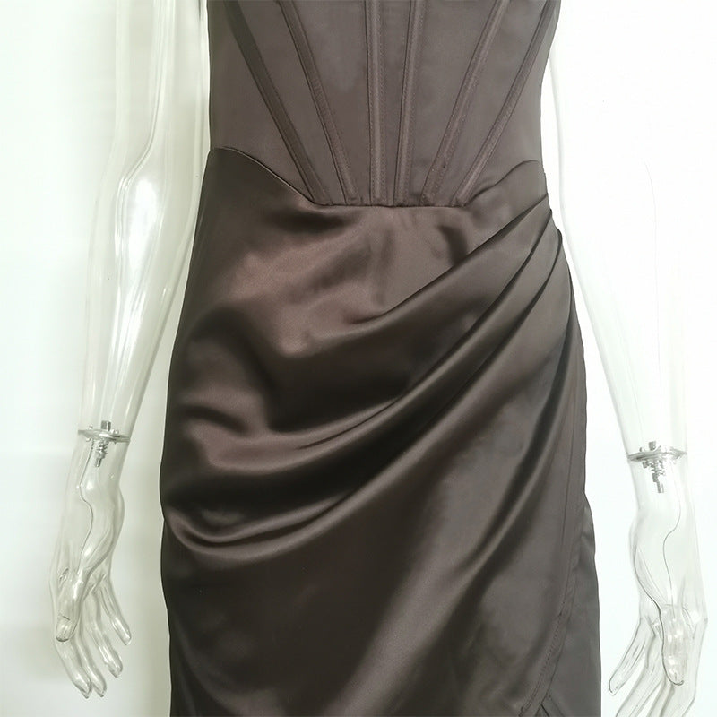 Women's Deep V Backless Nightclub Dress