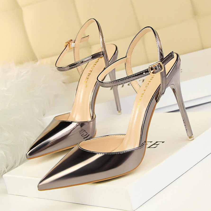 Women's Pointed Toe High Heel Night Sandals