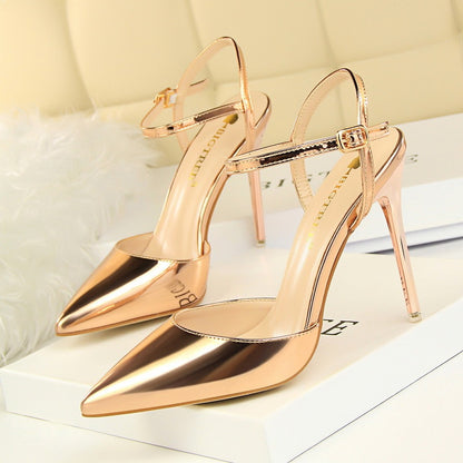 Women's Pointed Toe High Heel Night Sandals