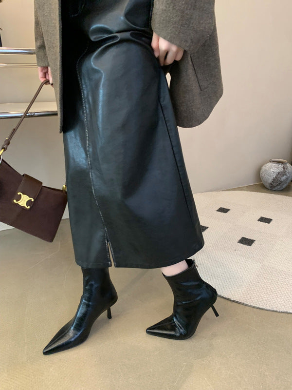 Women's Trendy Stiletto Heel Boots for Cold Seasons