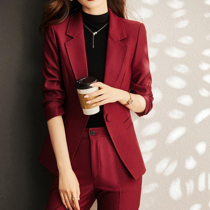 Elegant Women's Slim and Tall Formal Suit