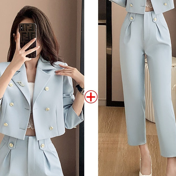 Stylish Women's Short Suit Small Spring Autumn
