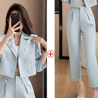 Stylish Women's Short Suit Small Spring Autumn