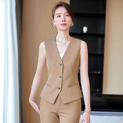 Stylish Women's Work Vest Waistcoat