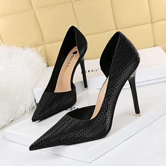 Women's Slim Stiletto Super High Heel Pumps for Nightclub
