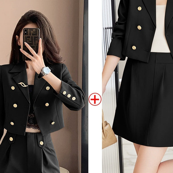 Stylish Women's Short Suit Small Spring Autumn