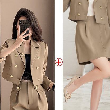 Stylish Women's Short Suit Small Spring Autumn