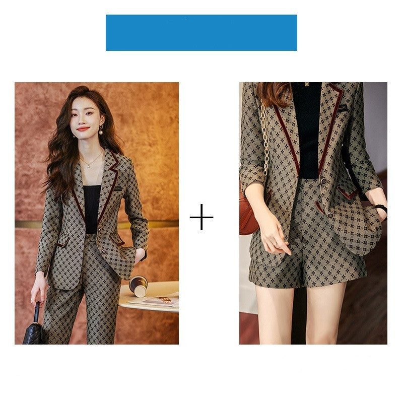 Elegant Women's Long Sleeve Suit Jacket Formal Wear