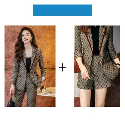 Elegant Women's Long Sleeve Suit Jacket Formal Wear