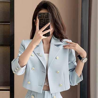 Stylish Women's Short Suit Small Spring Autumn