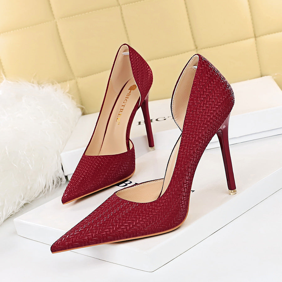 Women's Slim Stiletto Super High Heel Pumps for Nightclub