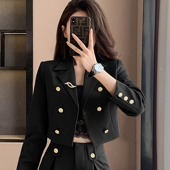 Stylish Women's Short Suit Small Spring Autumn