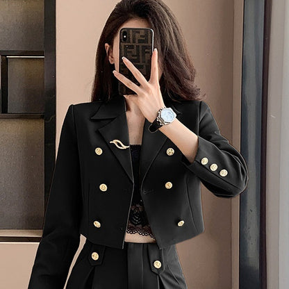 Stylish Women's Short Suit Small Spring Autumn
