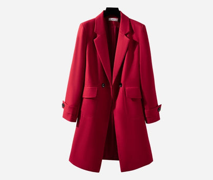 Fashionable Women's Professional Long Coat