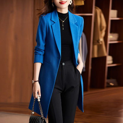 Women's Korean Formal Suit Style Windbreaker for Work