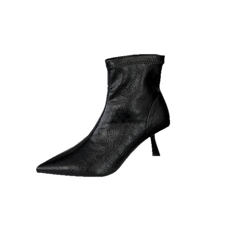 Classic Women's Pointed Toe Stiletto Heel Boots