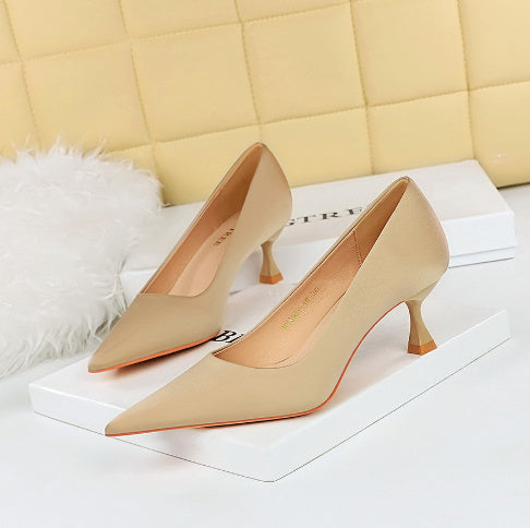 Elegant Women's High Heel Stiletto Shoes All Match Style
