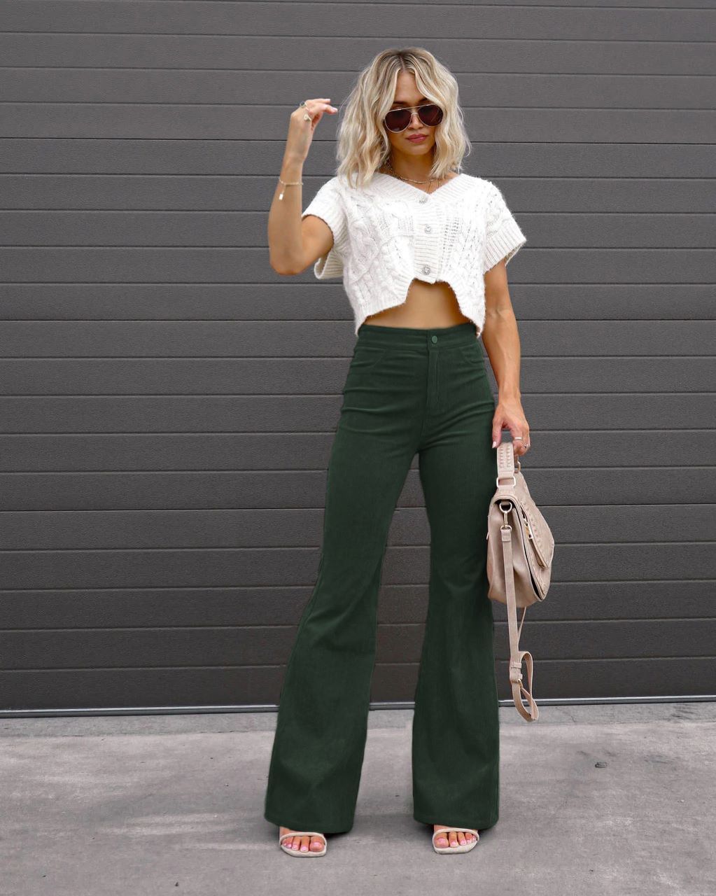 Women's Plus Size High Waist Bootcut Pants