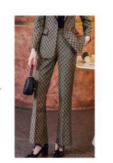 Elegant Women's Long Sleeve Suit Jacket Formal Wear