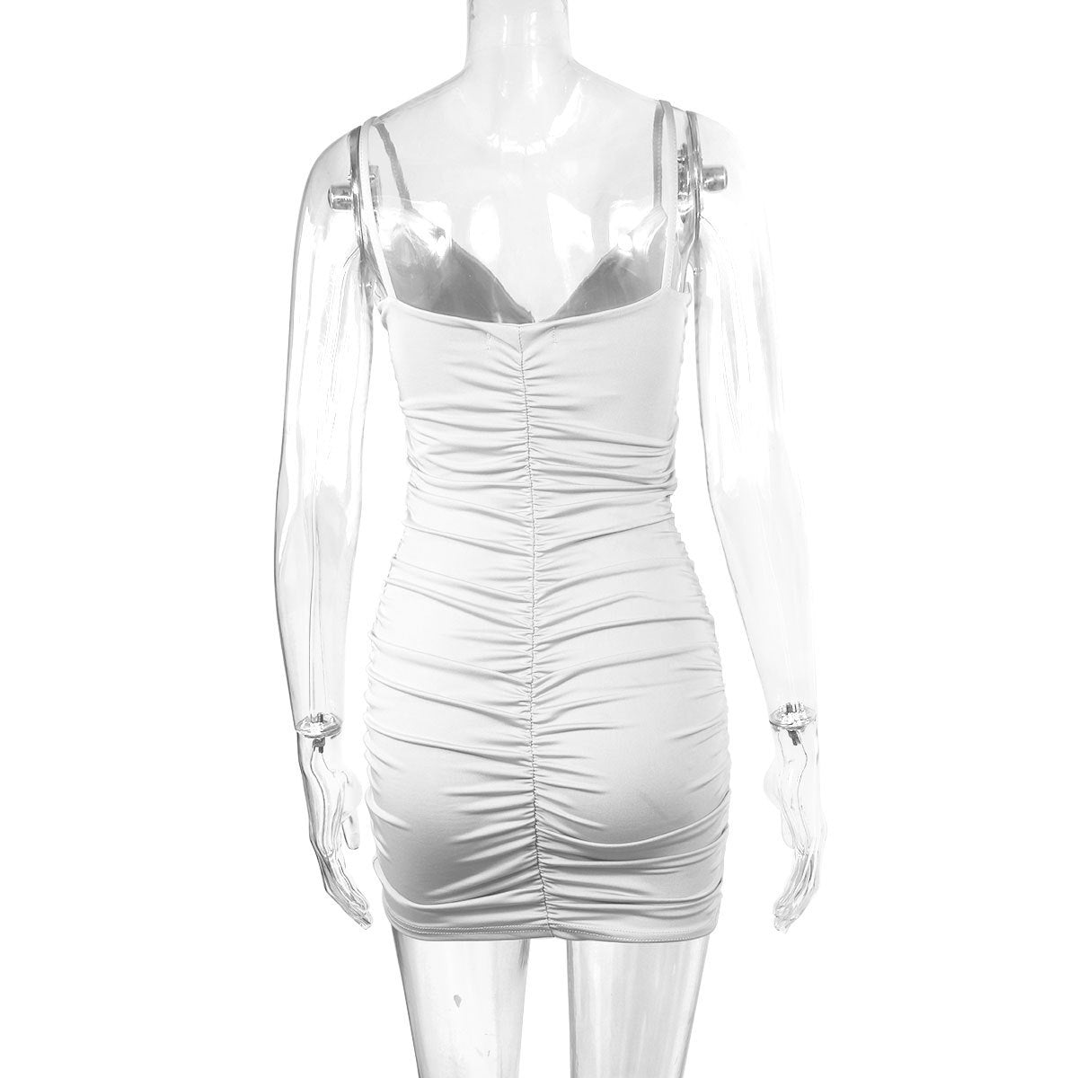 Women's Summer V Neck Suspender Dress