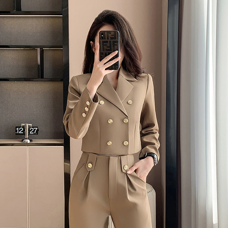 Stylish Women's Short Suit Small Spring Autumn