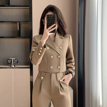 Stylish Women's Short Suit Small Spring Autumn