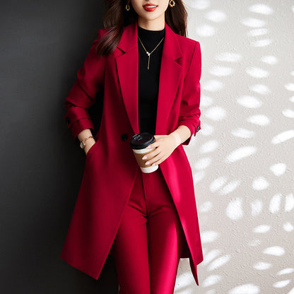 Women's Classic Single Breasted Wool Coat