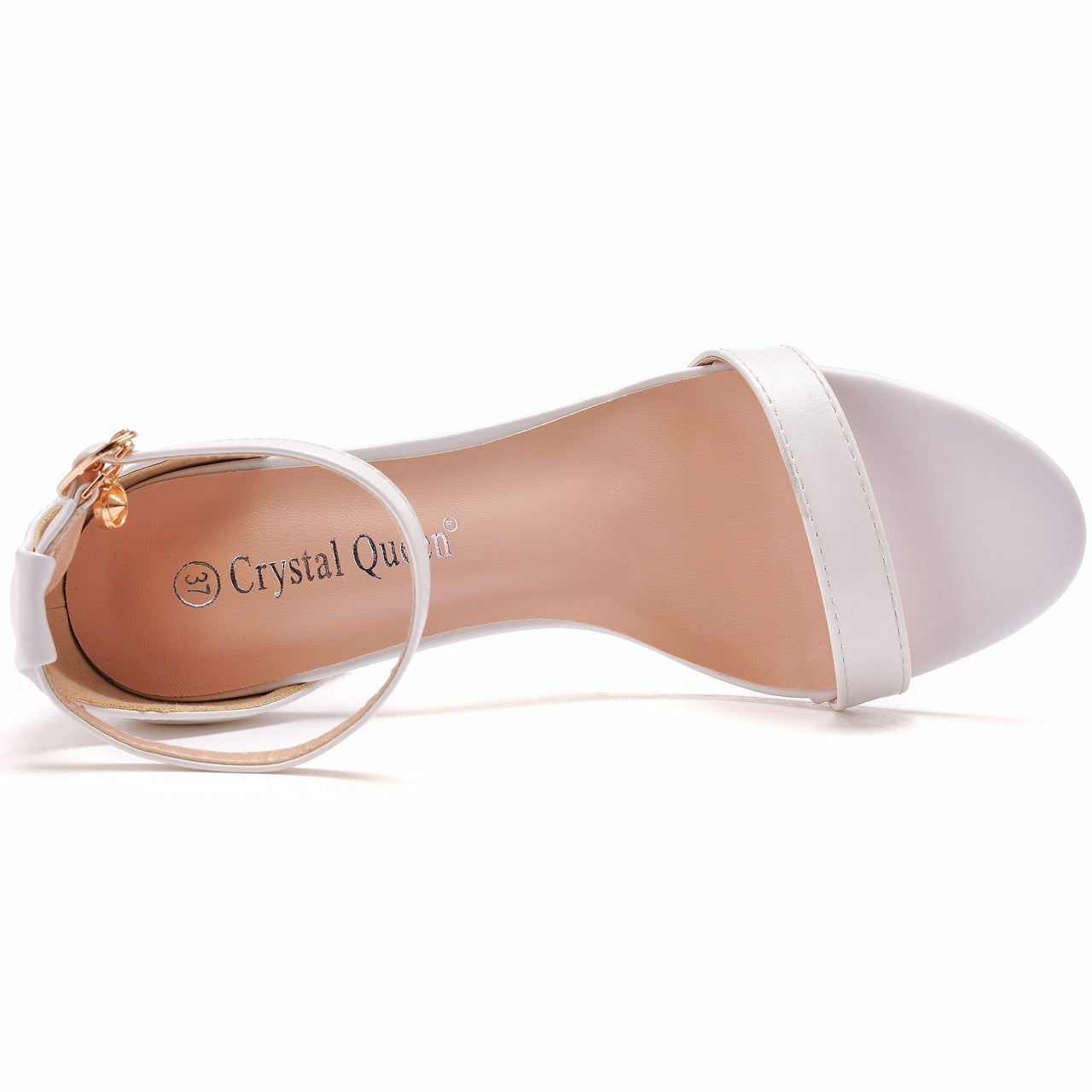 Chunky Heel 7cm Sandals – Square-Strap, Round Toe, Comfortable Block Heel