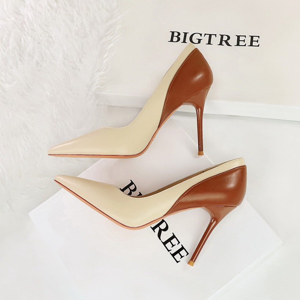 Classic Women's Retro High Heels for Party or Banquet