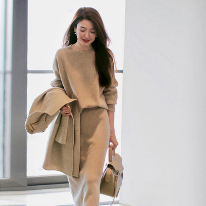 Women's Classic Luxury Knitted Suit