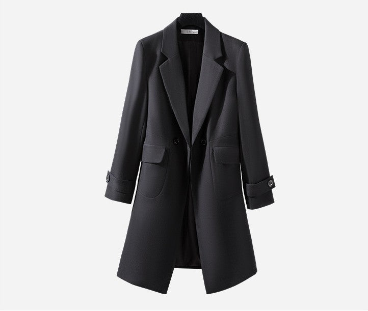 Fashionable Women's Professional Long Coat