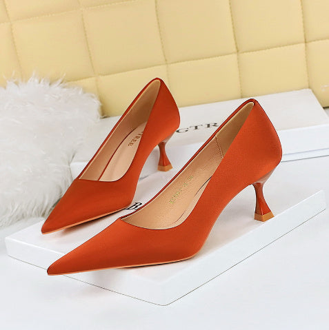 Elegant Women's High Heel Stiletto Shoes All Match Style