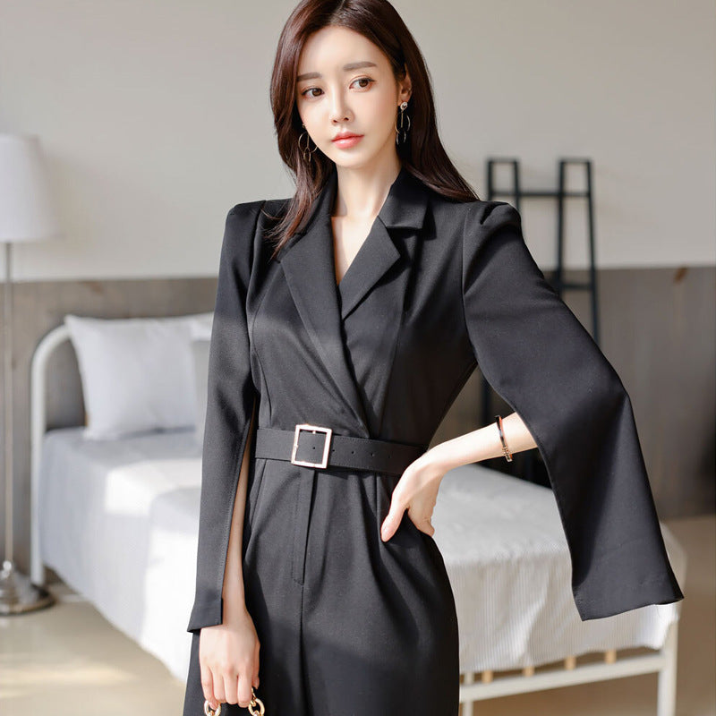 Stylish Women's Fashion Jumpsuit Ragged Sleeve Design