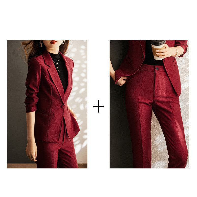 Elegant Women's Slim and Tall Formal Suit