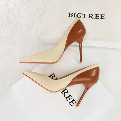 Classic Women's Retro High Heels for Party or Banquet